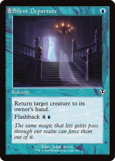 Silent Departure (Retro Frame) (Innistrad Remastered) Light Play