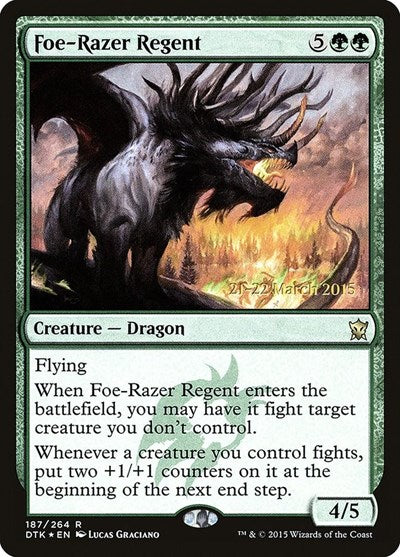 Foe-Razer Regent (Promos: Prerelease Cards) Light Play Foil