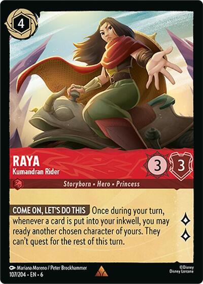 Raya - Kumandran Rider (Azurite Sea) Near Mint Cold Foil