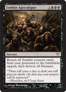 Zombie Apocalypse (Dark Ascension) Light Play Foil