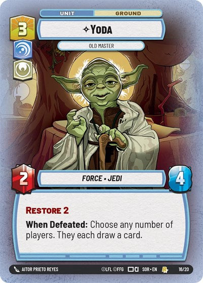 Yoda Old Master (Weekly Play Promos) Near Mint Foil