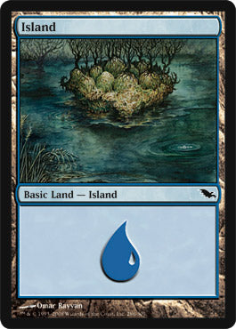 Island (286) (Shadowmoor) Medium Play