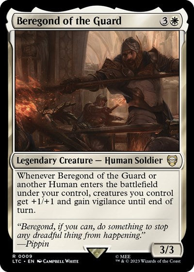 Beregond of the Guard (Commander: The Lord of the Rings: Tales of Middle-earth) Light Play