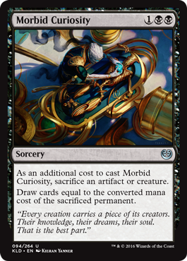 Morbid Curiosity (Kaladesh) Light Play Foil