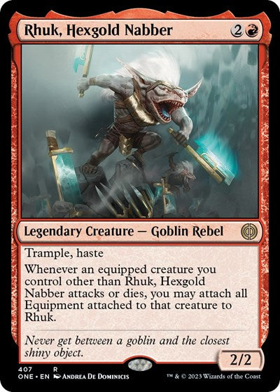 Rhuk, Hexgold Nabber (Phyrexia: All Will Be One) Light Play