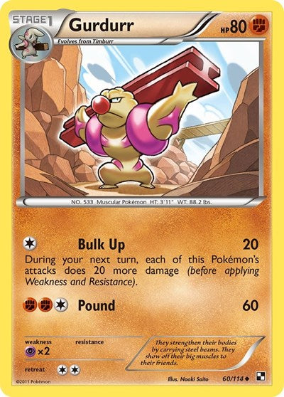 Gurdurr (Black and White) Light Play Reverse Holofoil