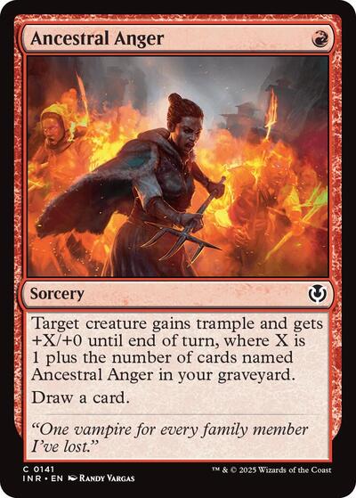 Ancestral Anger (Innistrad Remastered) Light Play Foil