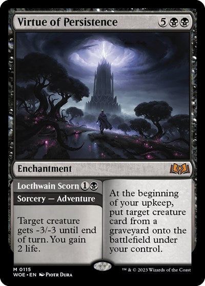 Virtue of Persistence (Wilds of Eldraine) Light Play Foil