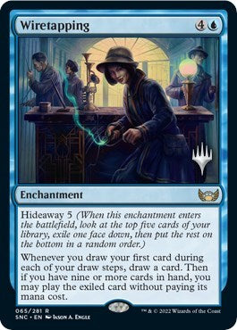 Wiretapping (Promo Pack: Streets of New Capenna) Light Play Foil