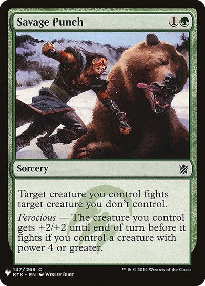 Savage Punch (Mystery Booster) Light Play