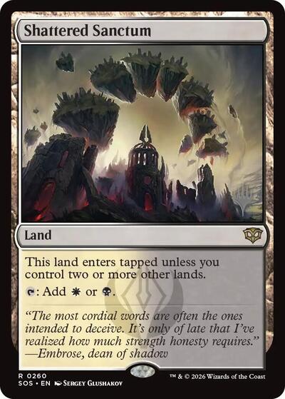 Shattered Sanctum (Promo Pack: Secrets of Strixhaven) Near Mint