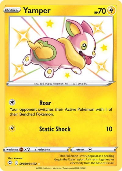 Yamper (Shining Fates: Shiny Vault) Near Mint Holofoil