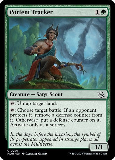 Portent Tracker (March of the Machine) Near Mint Foil