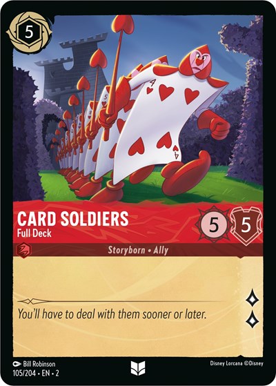 Card Soldiers - Full Deck (Rise of the Floodborn) Near Mint Cold Foil