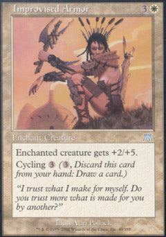 Improvised Armor (Onslaught) Light Play Foil