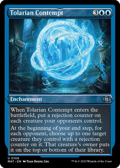 Tolarian Contempt (Foil Etched) (March of the Machine: The Aftermath) Near Mint Foil