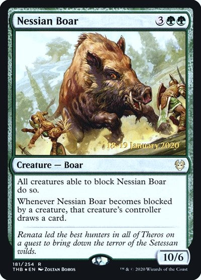 Nessian Boar (Promos: Prerelease Cards) Near Mint Foil