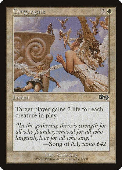 Congregate (Urza's Saga) Light Play
