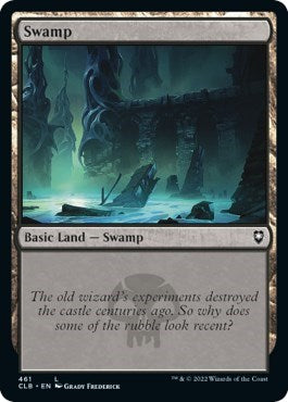 Swamp (461) (Commander Legends: Battle for Baldur's Gate) Near Mint Foil
