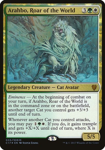 Arahbo  Roar of the World  Commander 2017|0|0|0.00