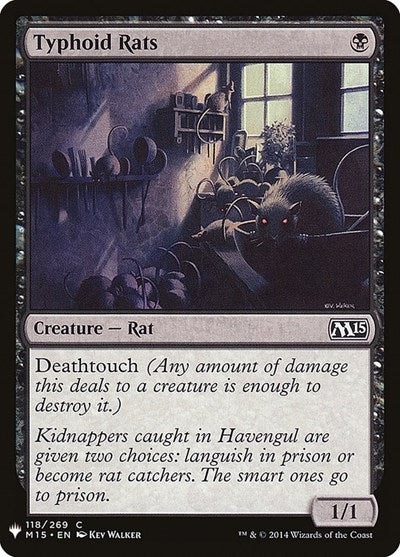 Typhoid Rats (Mystery Booster) Light Play