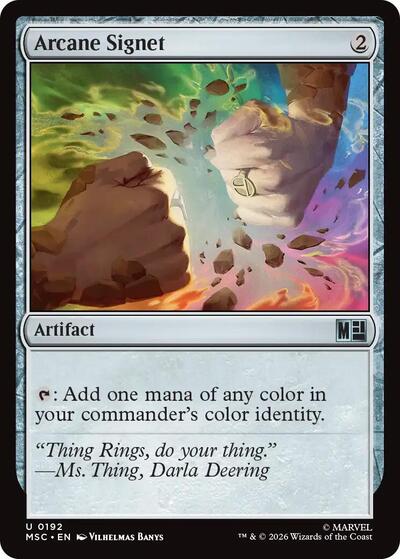 Arcane Signet (0192) (Commander: Marvel Super Heroes) Light Play
