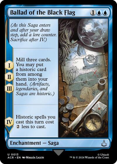 Ballad of the Black Flag (Universes Beyond: Assassin's Creed) Medium Play Foil