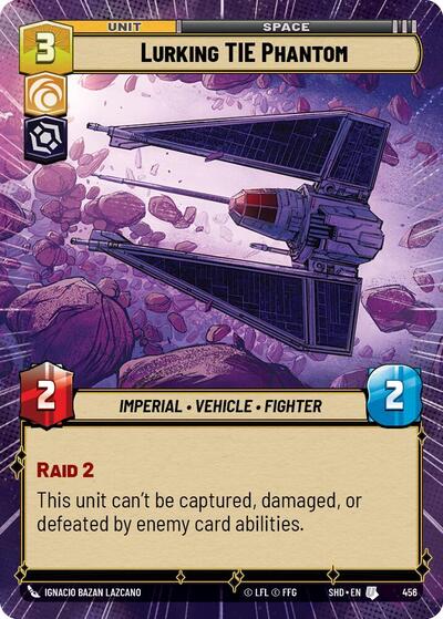Lurking TIE Phantom (Hyperspace) (Shadows of the Galaxy) Near Mint Foil