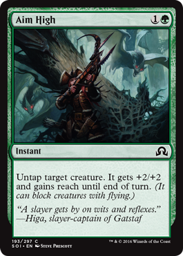 Aim High (Shadows Over Innistrad) Medium Play Foil