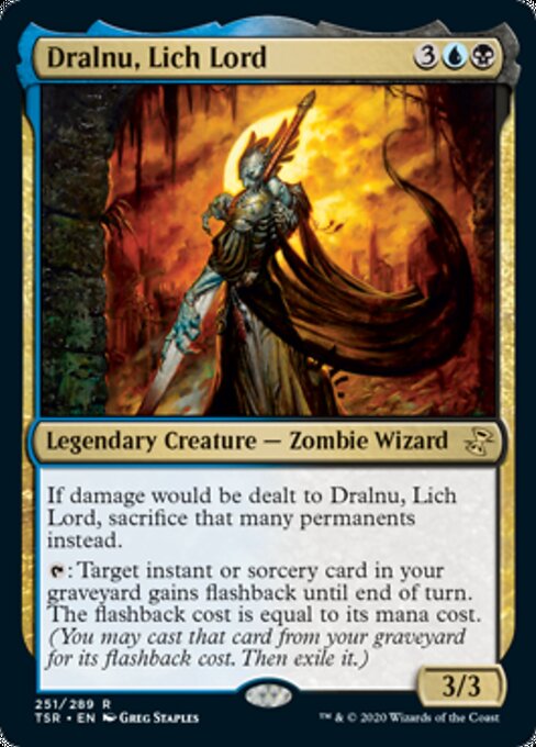 Dralnu, Lich Lord (Time Spiral Remastered) Near Mint Foil