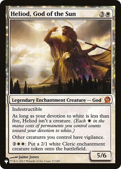Heliod, God of the Sun (The List) Near Mint