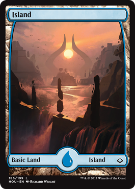 Island (Hour of Devastation) Near Mint Foil