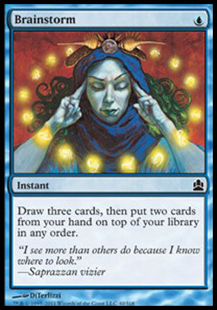 Brainstorm (Commander) Light Play