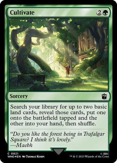 Cultivate (Surge Foil) (Universes Beyond: Doctor Who) Near Mint Foil
