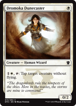 Dromoka Dunecaster (Dragons of Tarkir) Light Play Foil