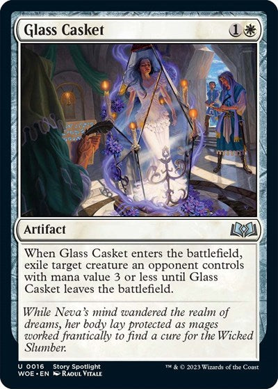 Glass Casket (Wilds of Eldraine) Light Play Foil