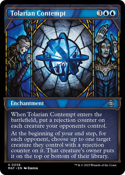 Tolarian Contempt (Showcase) (March of the Machine: The Aftermath) Medium Play Foil