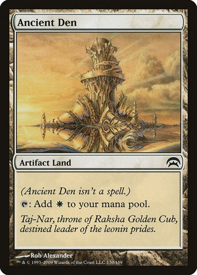 Ancient Den (Planechase) Light Play