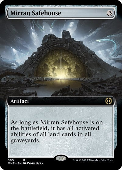 Mirran Safehouse (Extended Art) (Phyrexia: All Will Be One) Light Play