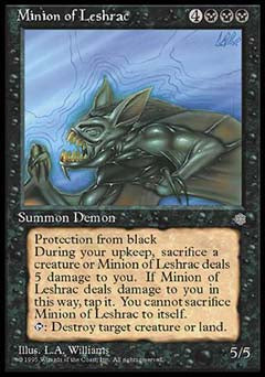 Minion of Leshrac (Ice Age) Medium Play