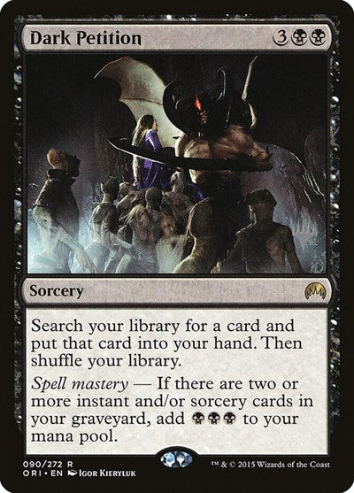 Dark Petition (Promo Pack: Kaldheim) Light Play Foil