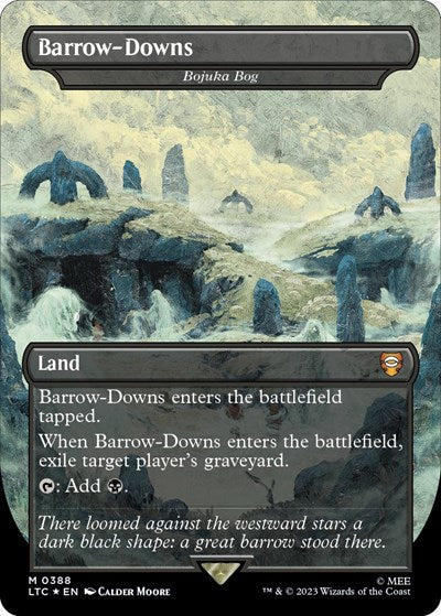 Barrow-Downs - Bojuka Bog (Surge Foil) (Commander: The Lord of the Rings: Tales of Middle-earth) Light Play Foil