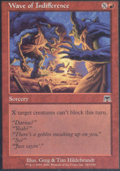 Wave of Indifference (Onslaught) Medium Play