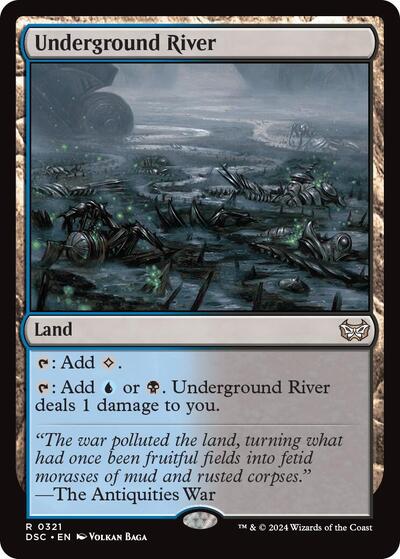Underground River (Commander: Duskmourn: House of Horror) Medium Play