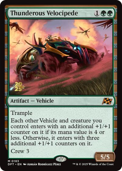 Thunderous Velocipede (Promos: Prerelease Cards) Near Mint Foil