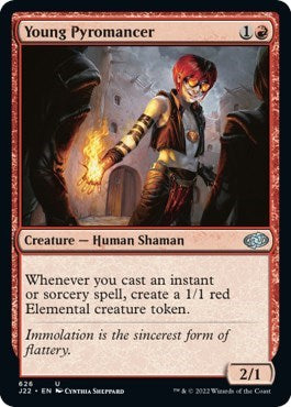 Young Pyromancer (Jumpstart 2022) Light Play
