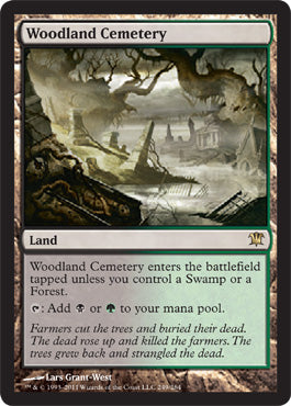 Woodland Cemetery (Innistrad) Heavy Play Foil