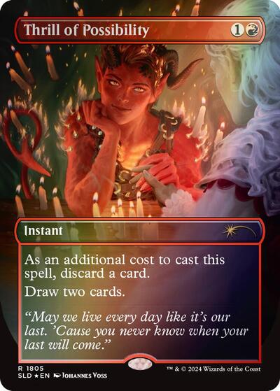 Thrill of Possibility (Rainbow Foil) (Secret Lair) Light Play Foil