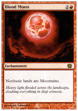 Blood Moon (8th Edition) Light Play Foil