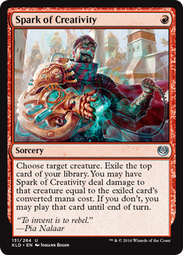 Spark of Creativity (Kaladesh) Medium Play Foil